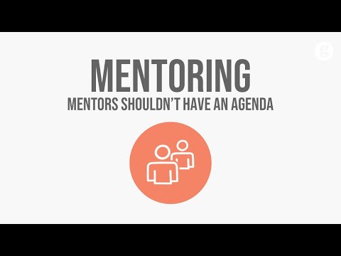 Mentors Shouldn't have an Agenda