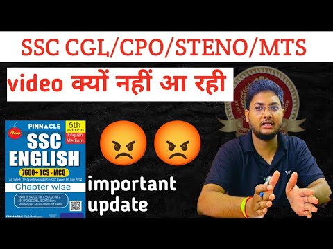 Pinnacle English book solution for ssc CGL CHSL MTS STENO 2024 strategy