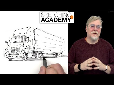 Course on Sketching Academy: Trucks and Buses