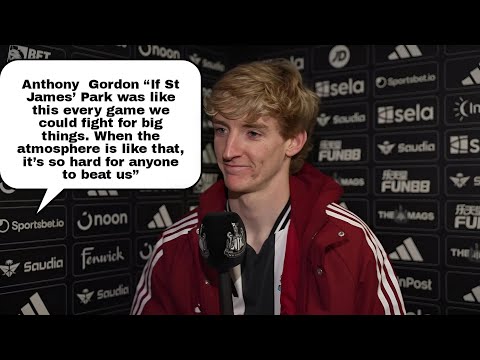 We Started the Game Well and Never Looked Back! Anthony Gordon Reacts to Newcastle's 2-0 Vs Arsenal