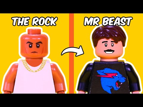 I made FAMOUS people in LEGO...