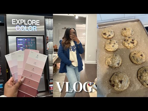 VLOG| PRODUCTIVE FEW DAYS… HOME PROJECTS, DIY LIMEWASH, MORE BAKING