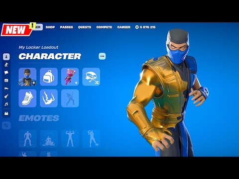 I added GOLDEN SUB-ZERO in Fortnite