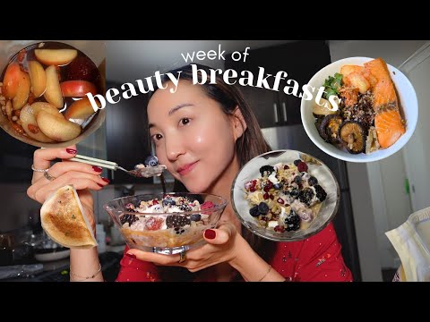 Week Of Beauty Breakfasts (for skin & gut health + trying tiktok recipes)