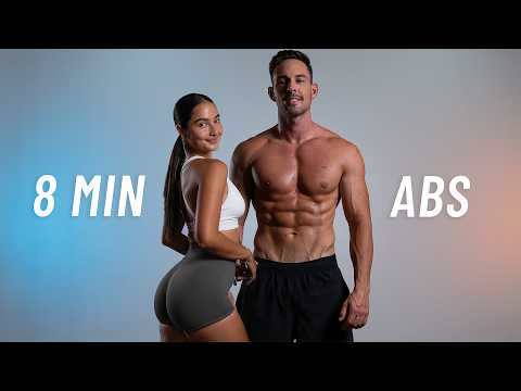 8 MIN DAILY AB WORKOUT - Sixpack Ab Routine At Home (No Equipment)