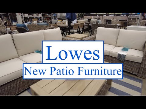 New Patio Furniture at Lowes!