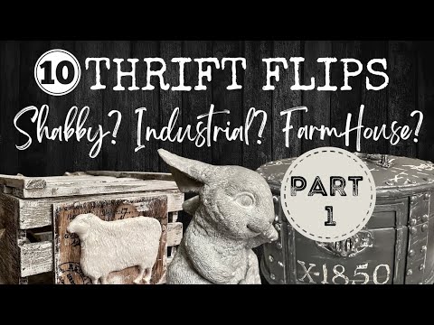 Thrift Flips; MUSIC ONLY VERSION; Shabby, Industrial, Farmhouse, DIY