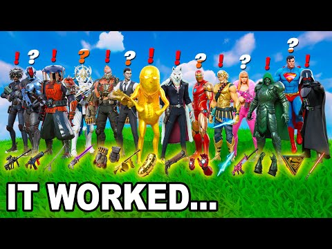 I Pretended To Be EVERY Boss In Fortnite History