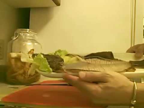 How to filet Flat fish Sashimi on a bed