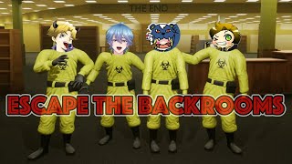 【Escape the Backrooms】マルチプレイで脱出するぞ！クマぷぅ＆まーてぃす大佐＆ZU-MA #escapethebackrooms #backrooms #ホラーゲーム