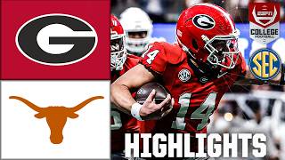 SEC Championship: Georgia Bulldogs vs. Texas Longhorns | Full Game Highlights | ESPN CFB