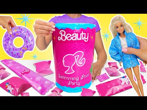 Opening Doll Accessories and Miniature Toys 💖 Amazing Doll Crafts