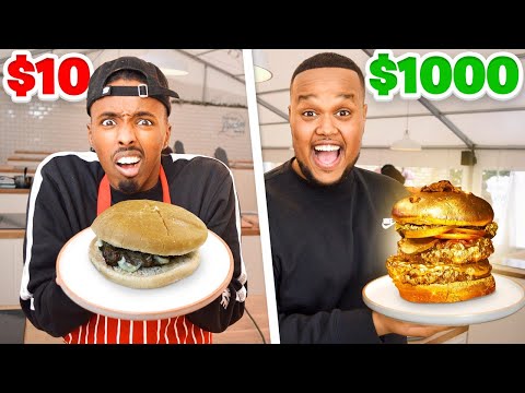 £10 VS £1000 BURGER ft AJ