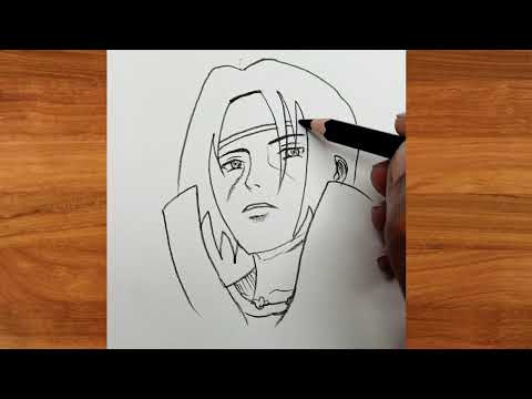 How to Draw Itachi Uchiha Step by step || #howtodraw #itachi #uchiha #stepbystep