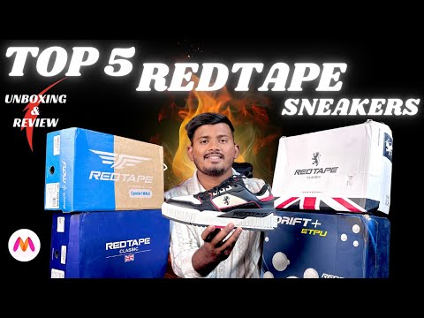 TOP 5 🔥REDTAPE SNEAKERS/SHOES DETAILED REVIEW | MYNTRA HAUL | RAFIQUE SAYYED