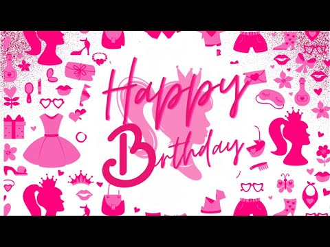 Happy Birthday | Barbie Theme TV screen