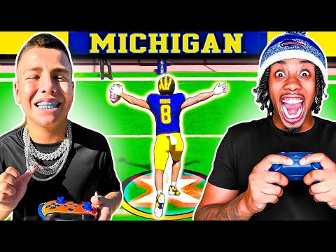 BABY GRONK VS ELI MACK IN COLLEGE FOOTBALL 25!!! (MUST WATCH)