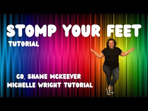 Stomp your feet line dance tutorial Phrased advanced choreography by Shane McKeever