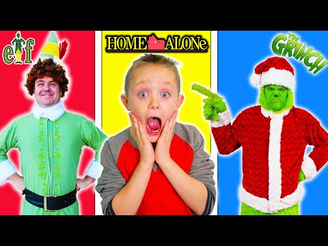 Christmas Movies Recreated by The Fun Squad! Home Alone, Elf, The Grinch