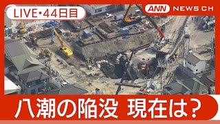 【ライブ・44日目夜】八潮市の道路陥没 現地最新映像 / Road Collapse in Saitama【LIVE】(2025年3月12日～13日) ANN/テレ朝