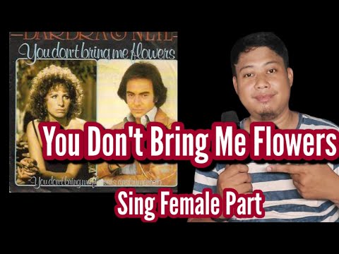 You Don’t Bring Me Flowers - Barbra Streisand & Neil Diamond |KARAOKE|Male part only