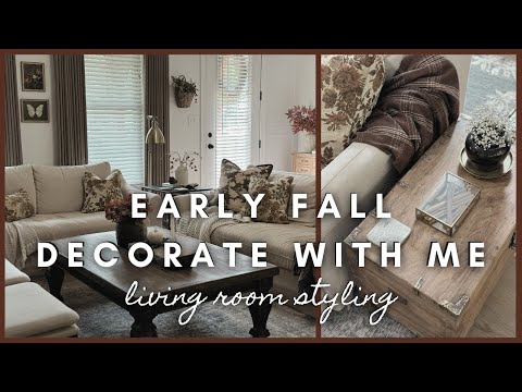 Early Fall Decorate with me | living room styling