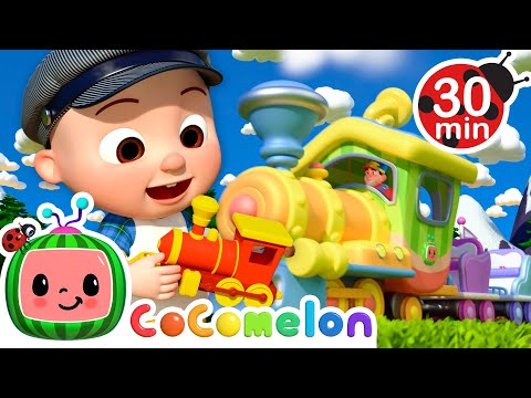 JJ The Conductor🚂 | Cocomelon | Kids Cartoons & Nursery Rhymes | Moonbug Kids