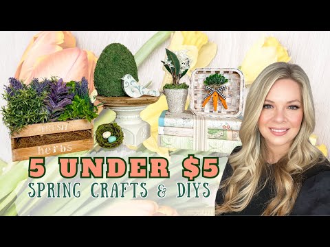 🌸 NEW Spring Crafts and DIYs on a budget for 2025