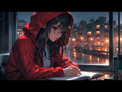 Relaxing Lofi Music with Rain for Study - Lofi Playlist- Lofi Music For work📚📚