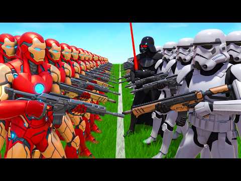 Can 50 Marvel Skins Beat 50 Star Wars Skins!