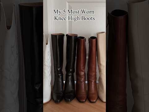 My 5 Most Worn Knee High Boots | wardrobe essentials | styling tips | fassionfruitgirl