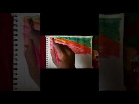 scenery drawing easy steps //#shorts #youtubeshorts