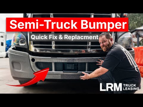 Replacing and Installing your front bumper 2012 - 2018 Freightliner