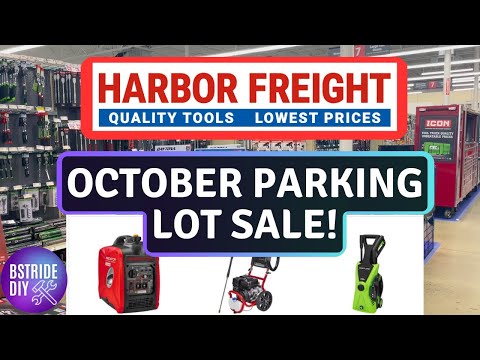 Harbor Freight October Parking Lot Sale, ALL DEALS Part 1