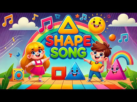 Learn Shapes with Fun Song | Educational video #nurseryrhymes #childrenssongs