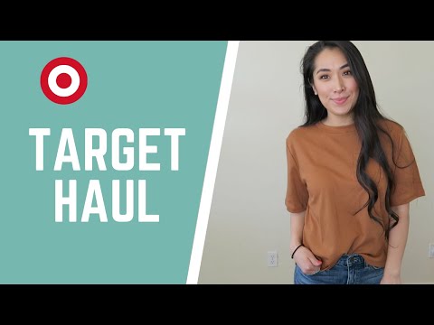 TARGET TRY ON HAUL | Basic Tees & Simple Tops