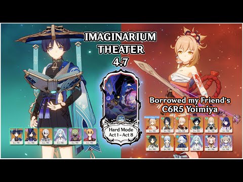 NEW! IMAGINARIUM THEATER Hard Mode Act 1 - Act 8 First Clear | Genshin Impact