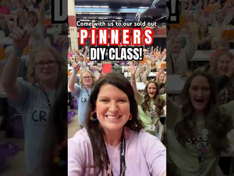 WOW! Come to our #Pinners Conference Texas 2024 DIY Class 📌