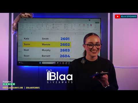 BLAA GIVEAWAYS | LIVE DRAW | 6th MARCH 2025