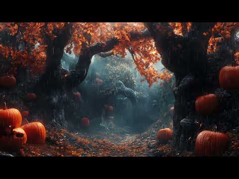 Relaxing Sound of Rain 🌧️ in a Fall Forest 🌳| Calming and Soothing