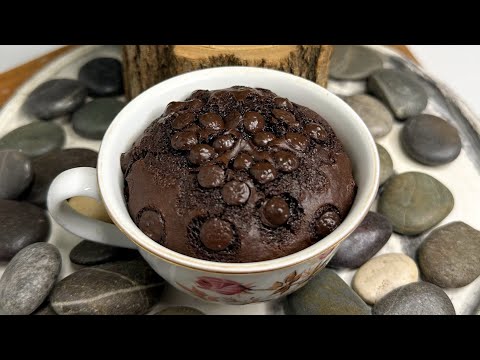 Chocolate Mug Cake! It only takes 5 minutes to make🤯😋