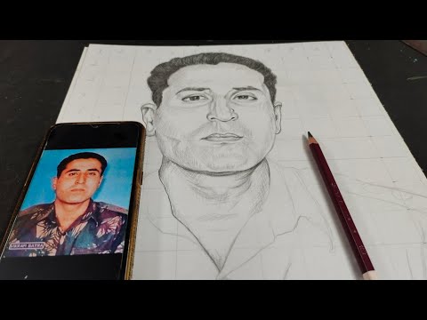 Vikram Batra shading/pencil drawing / how to draw /easy drawing tutorial /drawing tutorial