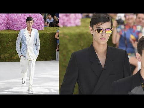 Prince Nikolai takes on the catwalk for Dior