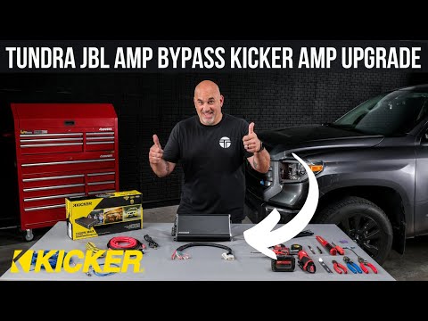 Toyota Tundra Kicker JBL Amp Bypass Plug & Play 5-Channel Amp Bundle | 2014 - 2021 Toyota Tundra