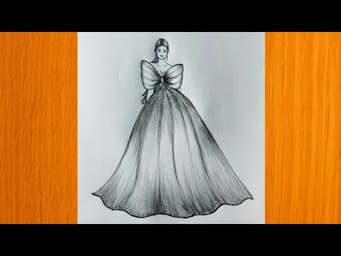 How to draw a fashion girl- step by step || Pencil sketch ||fashion girl drawing  || girl drawing