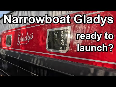 Narrowboat Gladys - ready to launch? My 7th visit to Aintree November 2024