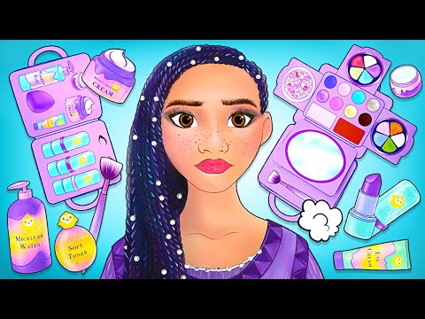 Beauty Salon for Asha! Makeover for Paper Dolls