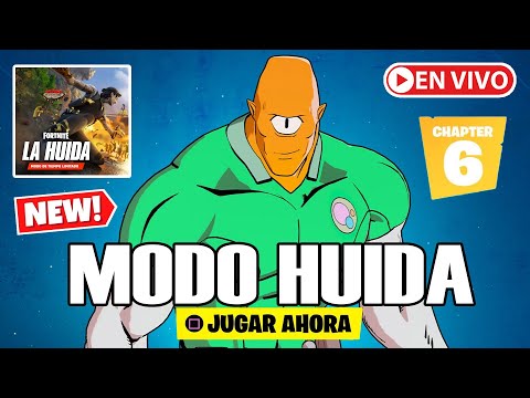 🔴¡ NUEVAS SKIN  SKINS INVENCIBLE FORTNITE ! ( JUGANDO MODO HUIDA CON SUB )