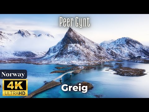 4K Norway Aerial Scenic Film - Grieg - Peer Gynt (full)