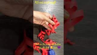 #shorts/ #youtubeshorts/ DIY 3D paper snowflake/ Christmas craft/ 3D snowflake making@KGartandcraft